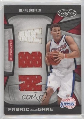 2009 Certified Fabric of the Game NBA Die-Cut 32/50 Blake Griffin Rookie RC 9ih
