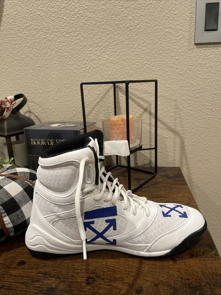 Zapatos de Boxeo Everlast Elite Blancos Talla 9 Personalizados LA Dodgers OFF Blancos Foto 3 de 3