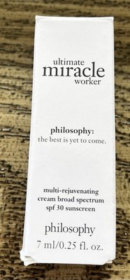 Philosophy Ultimate Miracle Worker Multi-Rejuvenating Cream Travel 0.25 oz NEW