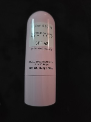 Glow Recipe Watermelon Glow Dew Balm SPF 45 .58 oz 16.5 g Stick Full Size NEW