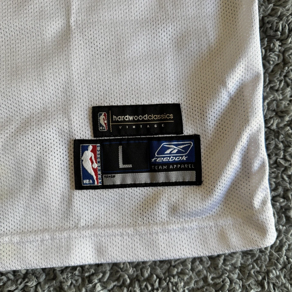 Camiseta deportiva autografiada del equipo Michael Jordan 2002-03 Washington Wizards HWC juvenil L Foto 2 de 4