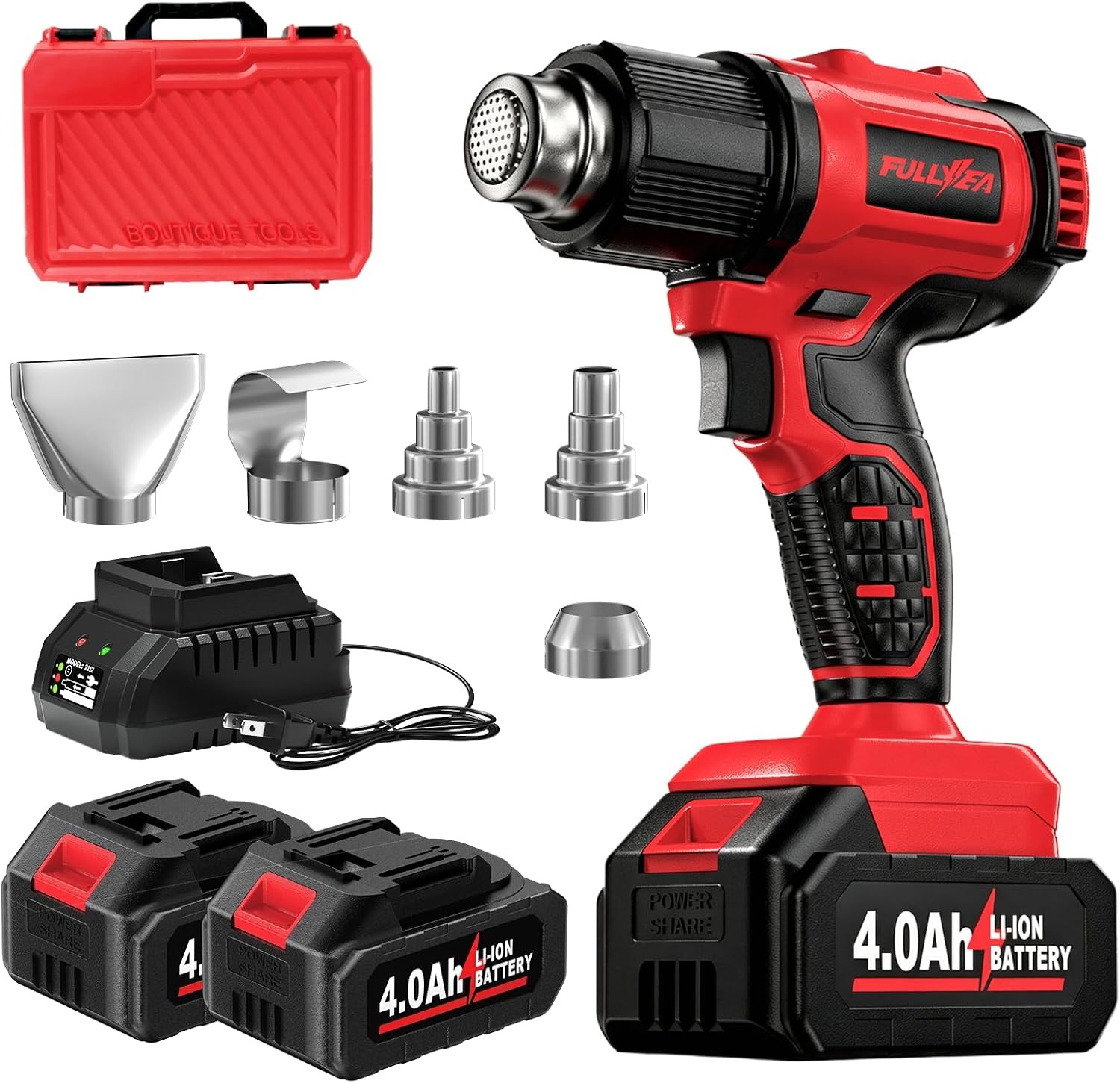 Handgun Loading Heat Gun Cordless Max 1022℉, Portable Kit with 2x4.0Ah Batteries | eBay