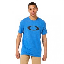 Oakley Mens O-Bold Ellipse Tee Short Sleeve T-Shirt Ozone Heather Large New