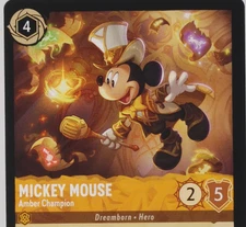 Mickey Mouse - Amber Champion - Whispers in the Well - 23/204 - singles - U pick