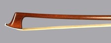 A fine old French certified violin bow by Nicolas Maline, 1855, Nice
