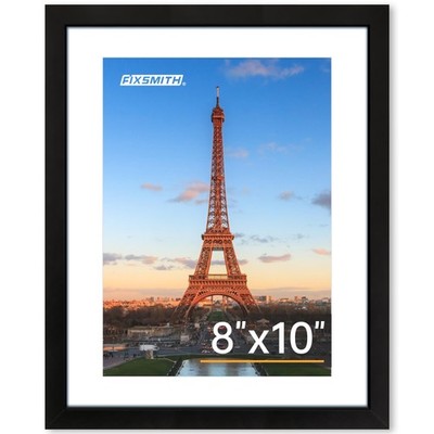 FIXSMITH 8x10 Picture Frame 1 Pack, Photo with HD 8''X 10'', Black