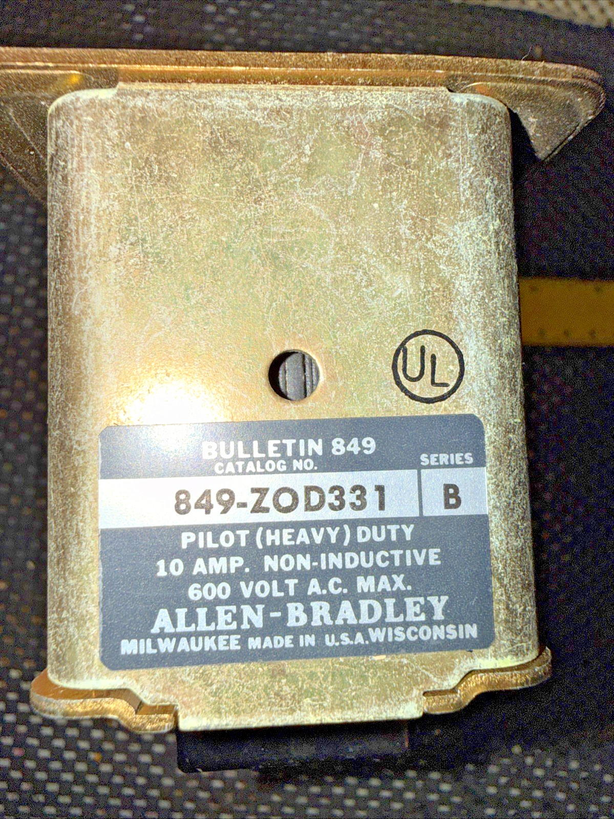 Allen Bradley Time Delay ON Drop-Out Relay 849-ZOD331 Series B