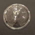 Vintage Cast Iron Wagner Ware C-8 Domed Dimpled Clear Glass Self-Basting Lid