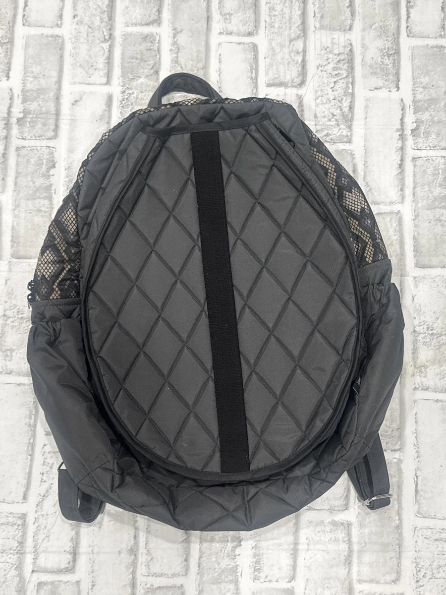 Cinda B Backpack Quilted Blue Geometric Medium Multi Pocket Nylon cinda b Quilted Bags & Handbags for Women for sale | eBay main image 3