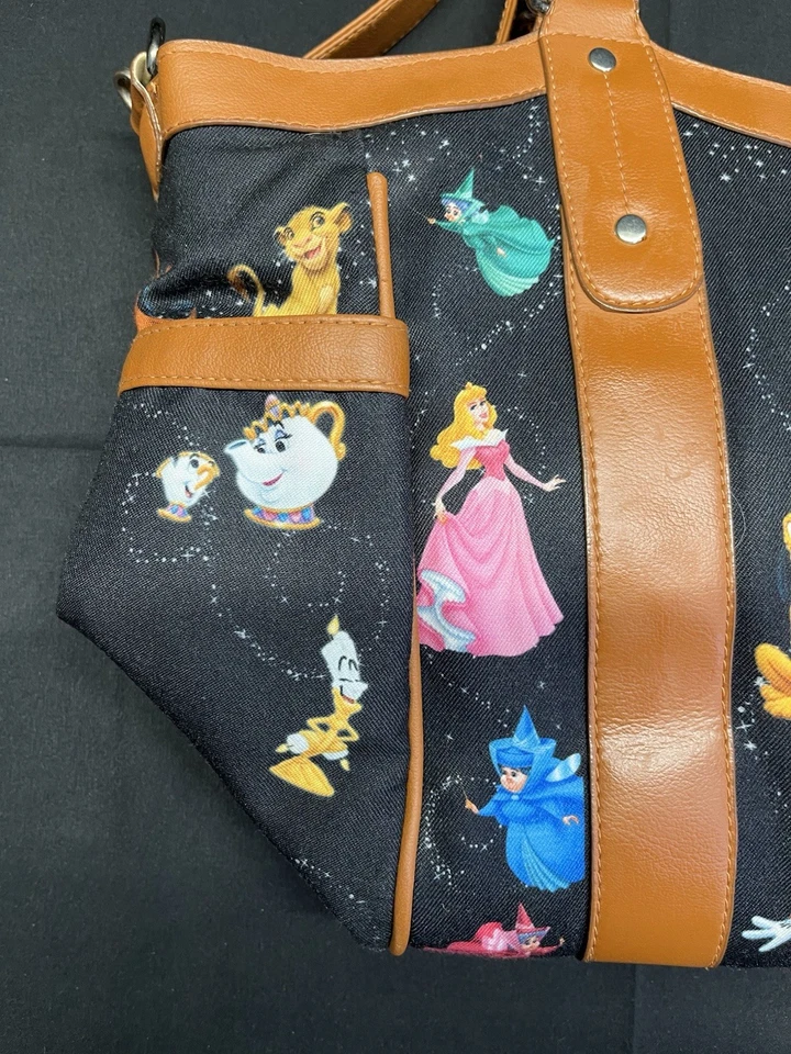DISNEY “Carry The Magic” Bradford Exchange Tote Bag Purse with Tinker Bell charm - Image 3 of 4