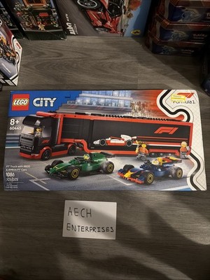 LEGO CITY: F1 Truck with Rb20 & Amr24 F1 Cars (60445)