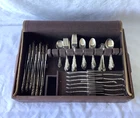 Vintage Wallace Sir Christopher Sterling Silver Flatware Set 97 Pcs - 12 Service
