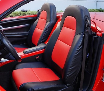 for CHEVY SSR IGGEE S.LEATHER IGGEE CUSTOM MADE FIT SEAT COVERS 7 COLORS