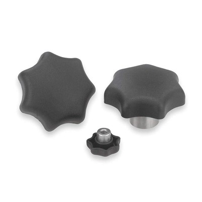 KIPP K0153.2A1 Hand Knob,Blind Hole,#10-32 3DHF1