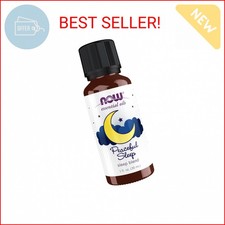 NOW Essential Oils, Peaceful Sleep Oil Blend, Relaxing Aromatherapy Scent, Blend