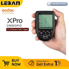 Godox Xpro Trigger Xpro-C Xpro-N Xpro-S Xpro-F Xpro-O Xpro-P TTL Wireless Transm