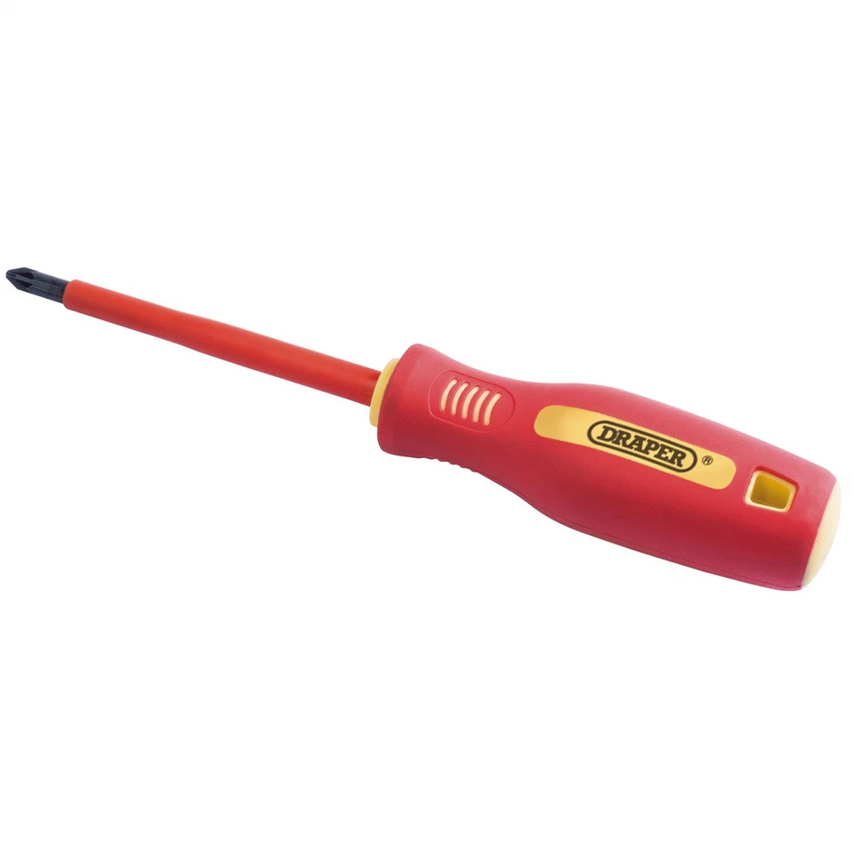 Draper 46529 Fully Insulated Soft Grip Cross Slot Screwdriver No.2 x 100mm - Image 2 of 2