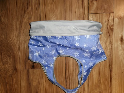American Girl Puppentasche Tragetasche blau Stern mit Reißverschluss Aufbewahrungsfach - Bild 2 von 7