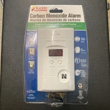 sd Kidde Carbon Monoxide Detector, Plug In Wall with 9-Volt Backup, Digital