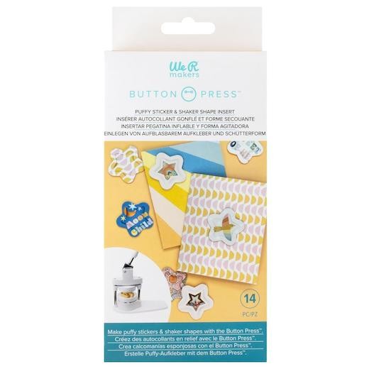 We R Memory Keepers Button Press Puffy Sticker & Shaker Insert - Star