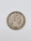 1911 D Barber Silver Half Dollar US Coin Collection .90 Silver