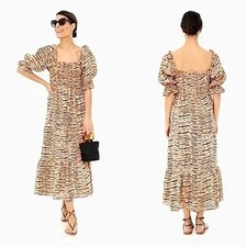 FAITHFULL THE BRAND ‘De Cristin’ Smocked Tiered Dress