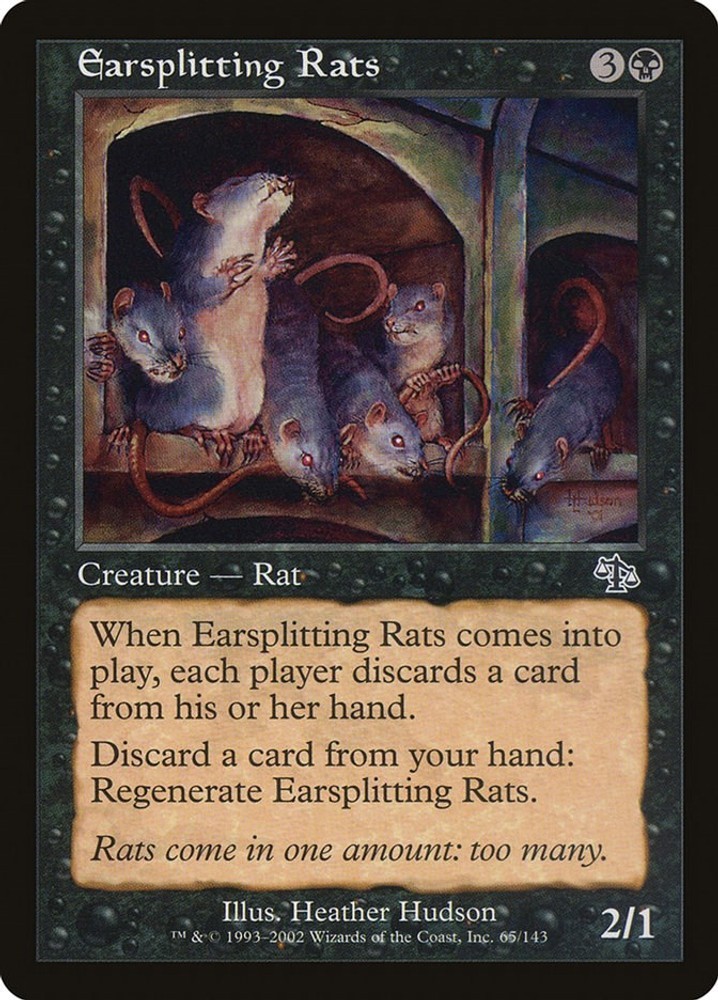 Earsplitting Rats [JUD - 65] Lightly Played