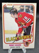 VTG 1981-82 OPC #63 Denis Savard ROOKIE Card, Chicago Blackhawks, Beauty For Age. rookie card picture