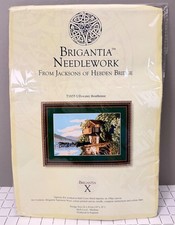 Brigantia Handarbeit Gobelin Set T1855 Ullswater Bootshaus 16x10" 40x26cm