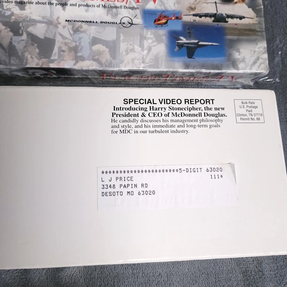 Flight Times TV McDonnell Douglas VHS Magazine No. 5 + Special Video Report - Image 3 of 4