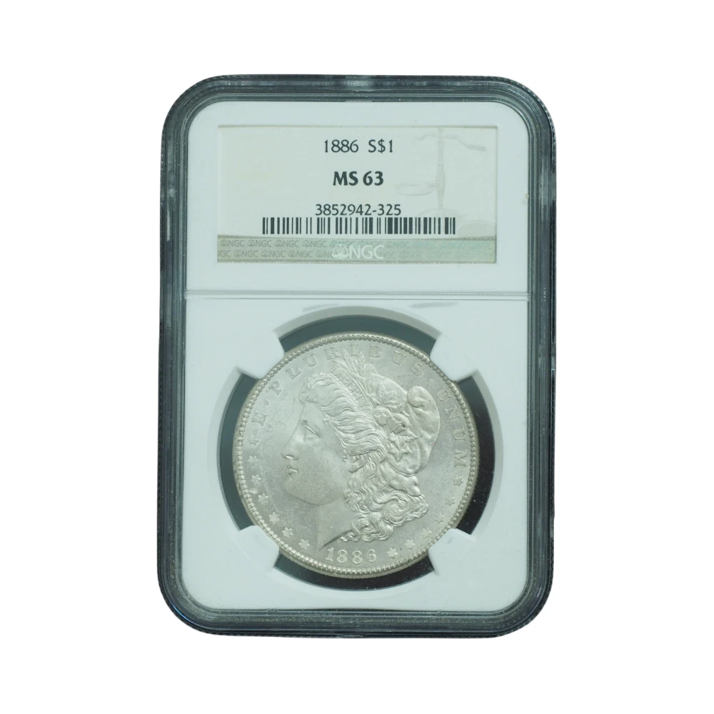 MS 63 Graded 1886 Year Morgan US Dollars (1878-1921) for sale | eBay