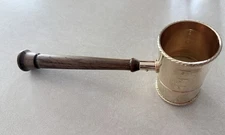 Napier Cocktail Measure & Muddler Gold Plated Gavel Jigger 1930's