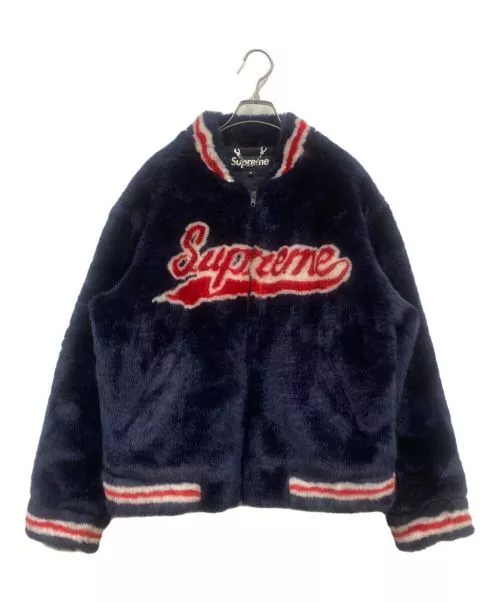Veste universitaire/boa veste en fausse fourrure M/20Ss
