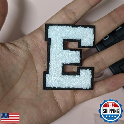 2Pcs Chenille Letter, 2.5" Iron on Letters Patches, Chenille Stitch Varsity L - Picture 4 of 4