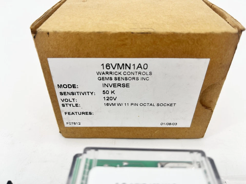 New GEMS Warrick Controls 16VMN1A0 Plug-In Relay Kit 120V 11-Pin Inverse Mode - Image 2 of 4