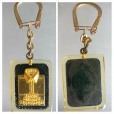 Porte cle bourbon rare Filor société nationale de confection chemise doré