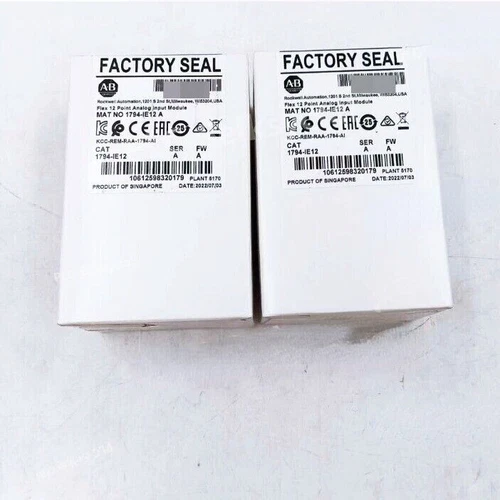 Allen Bradley 1794-IE12 Flex 12 Point Analog Input Module 1794-IE12 NEW Sealed - Picture 4 of 5