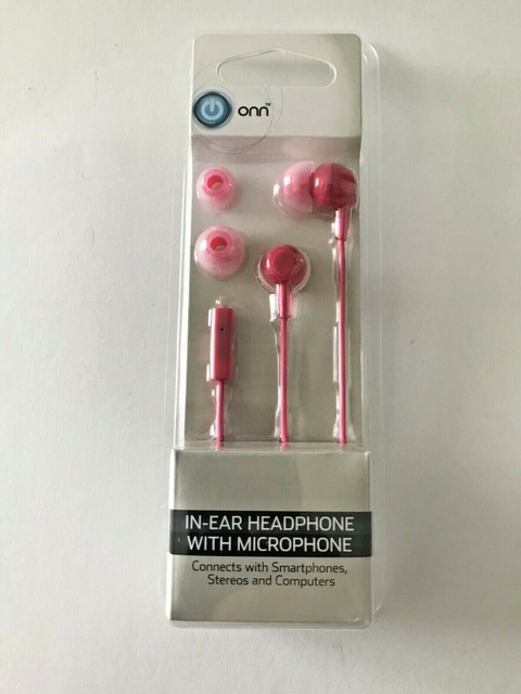 ONN In-ear Headphone With Microphone 