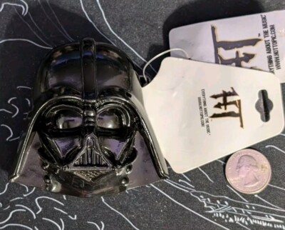 Star Wars Darth Vader Helmet Mask Metal Enamel 3D Vintage Belt Buckle NWT 2005