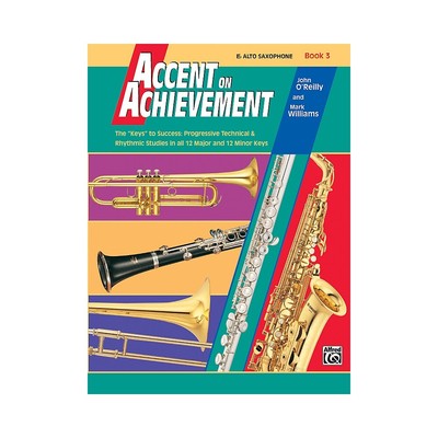 Alfred Accent on Achievement Bk3 E-Flat Alto Sax
