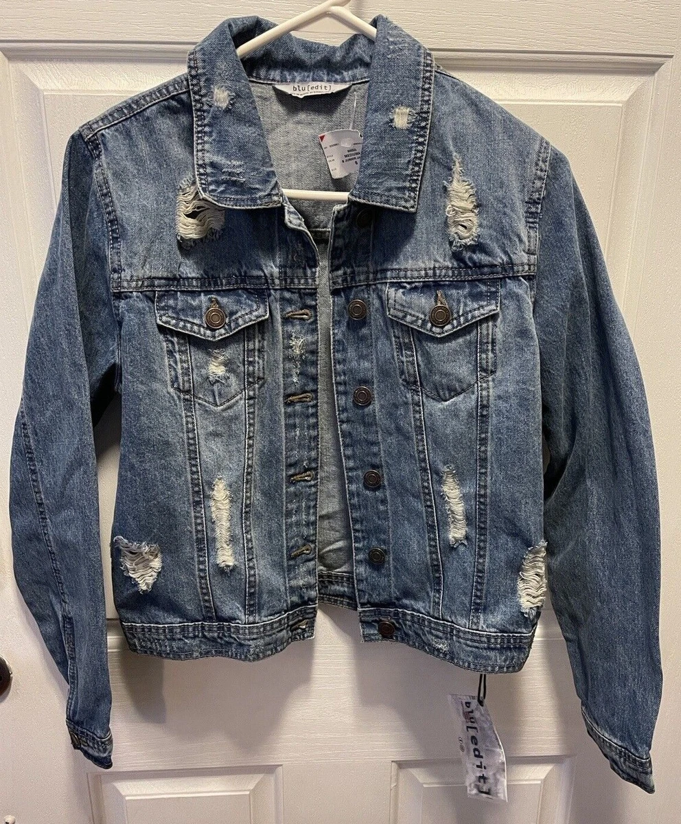 Antonio's Jewelry Ripped Denim Jacket