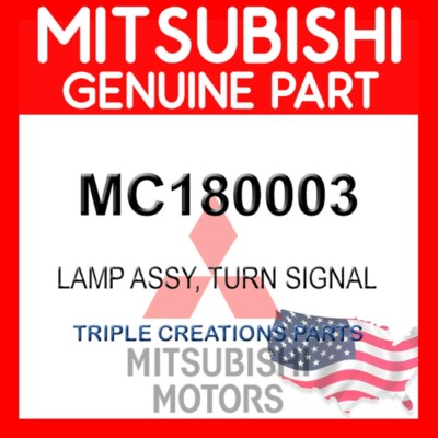 Genuine Mitsubishi MC180003 Lamp Assy Backup LH OEM | eBay