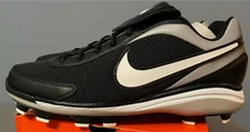NIB NIKE Air ZOOM COOP V MCS Baseball Metal Cleats Black US 13 (330060-011)