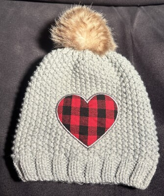 STEPPING STONES WINTER FLANNEL BEANIE HAT W/ POM 0-12 MONTHS Item #251