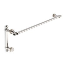 Symphony 24" Cuttable Towel Bar  8" Pull Combination Rosette Polished Nickel