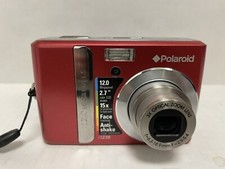 Polaroid i1236 Digital 12MP 2.7" LCD Point Shoot Camera For Parts or Repair
