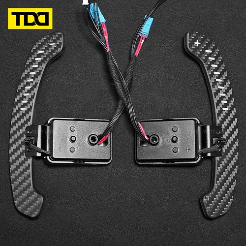 Carbon Fiber Steering Wheel Magnetic LED Paddle Shifters for Mini F54 F55 F56 - Bild 5 von 5