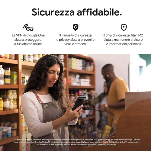 Smartphone Google Pixel 8 128GB Grigio Verde Ossidiana Dual Sim Garanzia 24 Mesi - Foto 8 di 9