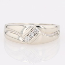 .10ctw Round Cut Diamond Channel-Set Wedding Band Ring 10k White Gold Size 6