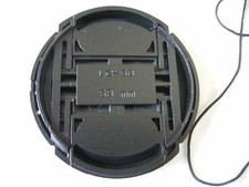 58mm Center Pinch Front Lens Cap with Cap Keeper String for Mamiya, Nikon, Canon